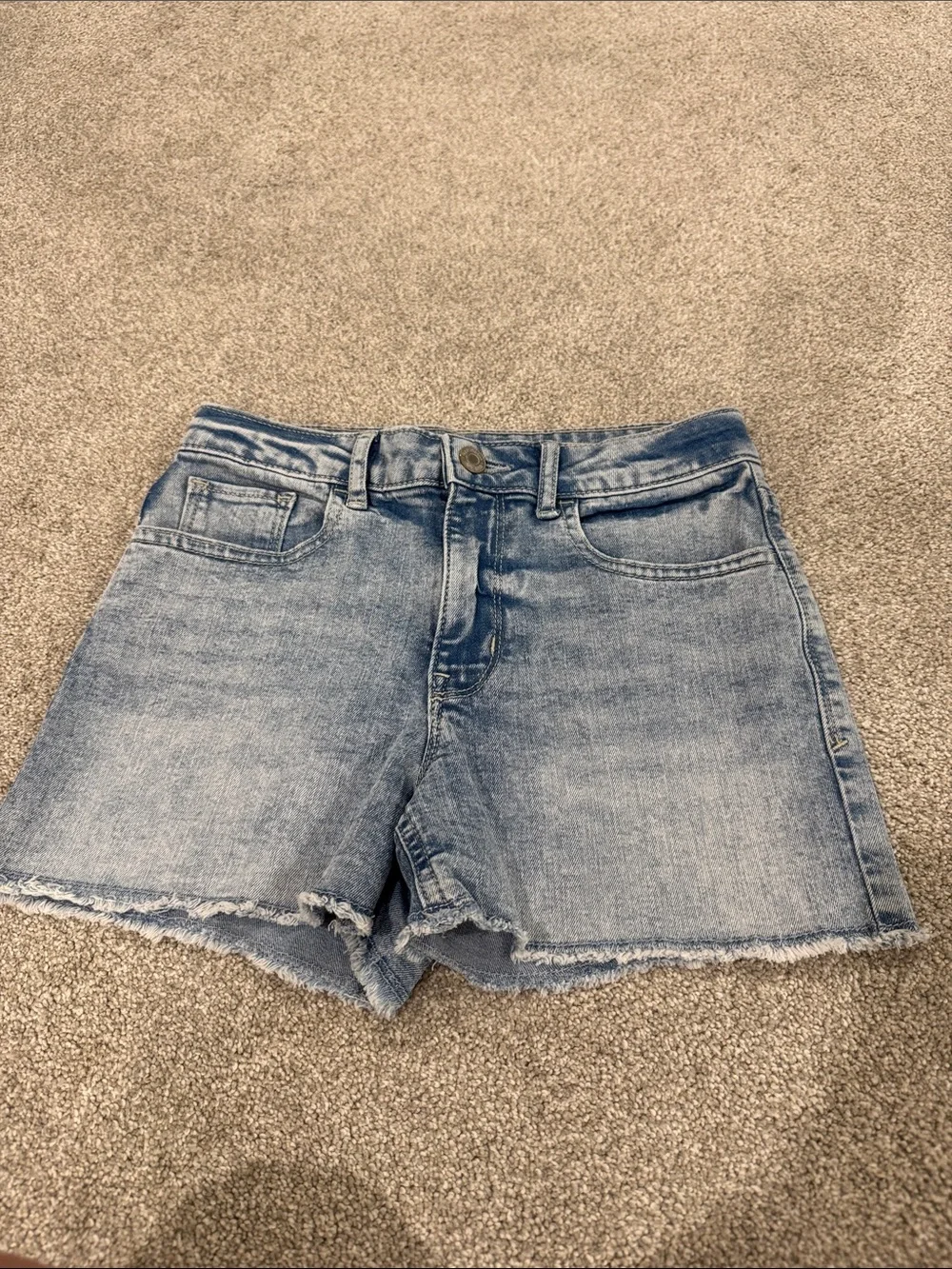 GAP Girls Light Blue Denim & Chambray Shorts Trio